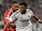 Jonathan Tah with Kylian Mbappe during the UEFA Champions League quarterfinal first leg football match between Real Madrid and Bayern Munich in Madrid, Spain, April 7, 2026