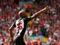 Jetro Willems scores during the Premier League game between Liverpool and Newcastle United on September 14, 2019