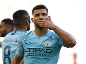 Aguero brace wins Community Shield for City