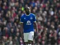 Romelu Lukaku in action during the Premier League game between Liverpool and Everton on April 1, 2017