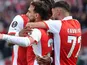 Braga's Ricardo Horta celebrates goal with teammates on March 18, 2026