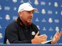 Team Europe captain Thomas Bjorn at a presser on September 26, 2018