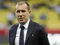 Monaco's Portuguese coach Leonardo Jardim looks on prior to the French L1 football match between Monaco and Angers at Louis II stadium in Monaco on November 1, 2015