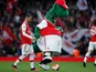 Gunnersaurus vies with Dani Cabellos in February 2020
