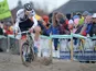Dutch Mathieu Van Der Poel competes in the Noordzeecross, the last of the Superprestige races, in Middelkerke, Belgium, on February 14, 2015