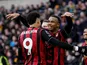 Eli Junior Kroupi celebrates for Bournemouth on January 31, 2026
