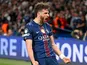 Paris Saint-Germain's Khvicha Kvaratskhelia celebrates after scoring on April 28, 2026