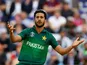 Hasan Ali in action for Pakistan on June 3, 2019