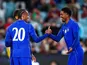 Joao Pedro and Wesley Fofana celebrate for Chelsea on July 28, 2026
