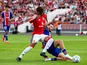 Man United's Amad Diallo in action against Paris Saint-Germain on August 8, 2026