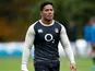 Manu Tuilagi during an England training session on November 7, 2018