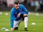 Everton's Morgan Schneiderlin warms up on December 30, 2017 
