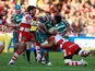 Manu Tuilagi is tackled