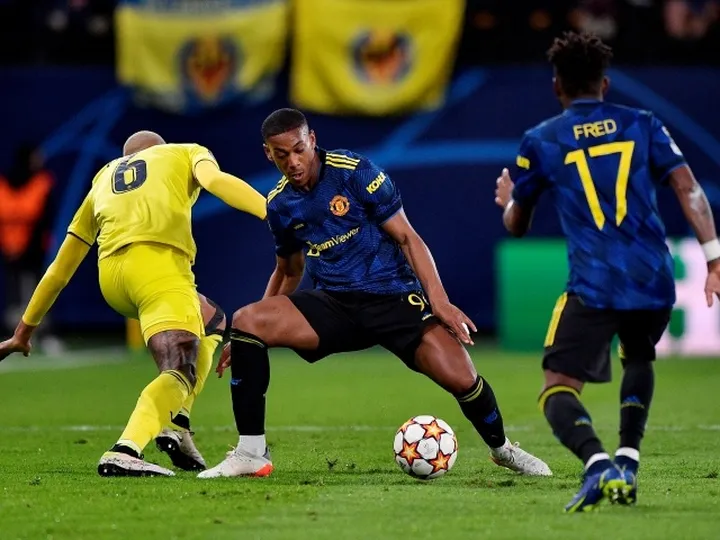 Anthony Martial takes part in Man Utd training amid Rangnick row