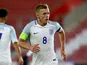 England Under-21s midfielder James Ward-Prowse in action during his side's friendly against Italy Under-21s on November 10, 2016