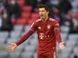 Robert Lewandowski in action for Bayern Munich in February 2022