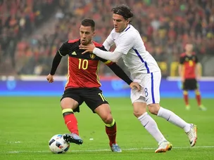 Courtois "angry" with teammate Hazard