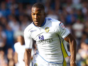 Leeds United's Dominic Poleon in action on September 22, 2012