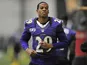 Baltimore Ravens cornerback Cary Williams warms up during practice on January 26, 2013
