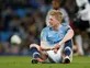 Guardiola left waiting to discover extent of De Bruyne's injury