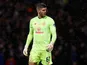 Fraser Forster in action for Celtic on December 8, 2019