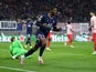 Paris Saint-Germain's Georginio Wijnaldum celebrates scoring against RB Leipzig on November 3, 2021