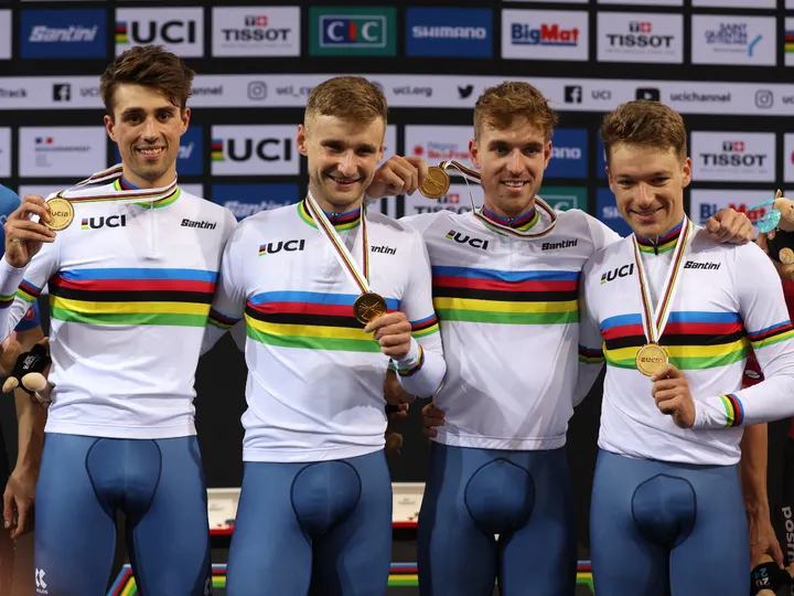 Great Britain claim gold and silver team pursuit medals at World Championships