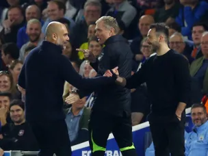 Guardiola heaps praise on De Zerbi, Brighton's "unique" style of play