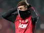 Manchester United's James Garner during the warm up before the match, December 12, 2019