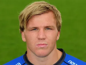 Will Skuse of Bath poses during a photocall as part of a Bath media day ahead of the start of the 2014/2015 Aviva Premiership season at Farleigh House on August 28, 2014