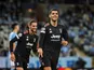 Juventus Alvaro Morata celebrates scoring their third goal on September 14, 2021