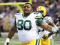 Green Bay Packers' B.J. Raji in action on December 30, 2012