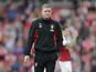 A dejected Eddie Howe after the Premier League game between Arsenal and Bournemouth on September 9, 2017