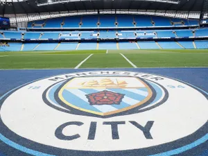 General view of Manchester City's Etihad Stadium taken September 2018