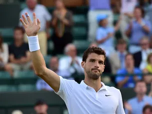 Grigor Dimitrov eases into round two