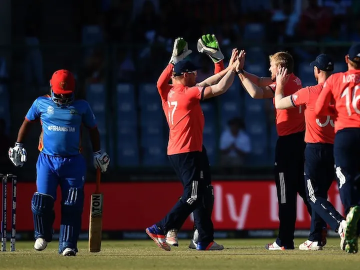 England scrape past Afghanistan
