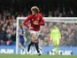 Marouane Fellaini "in action" during the Premier League game between Chelsea and Manchester United on October 23, 2016
