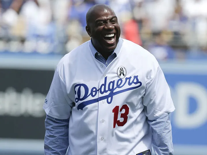 Magic Johnson "proud" of gay son