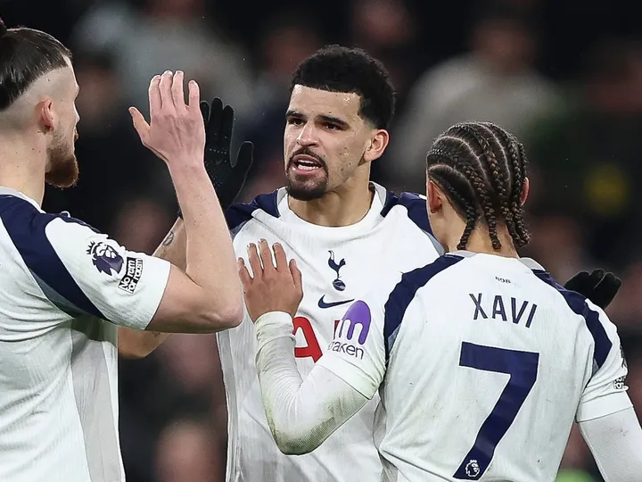 Solanke scorpion kick! Spurs deliver blow to Man City Premier League title hopes