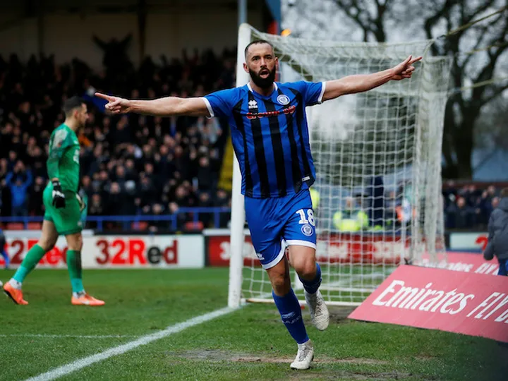 Forty-year-old Aaron Wilbraham earns Rochdale FA Cup replay at Newcastle