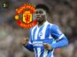 Carlos Baleba/Man United composite