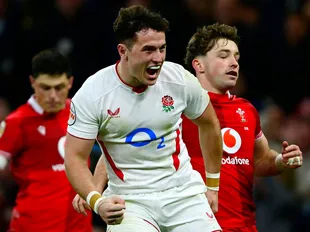 Hat-trick Henry! England star breaks Six Nations record in Wales crushing