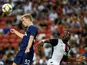 Tottenham's Oliver Skipp in action with Juventus' Blaise Matuidi on July 21, 2019