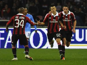 El Shaarawy double earns Milan point at Napoli
