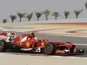 Ferrari driver Felipe Massa of Brazil steers his car during the second practice session of Bahrain Formula One Grand Prix on April 19, 2013