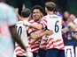 Weston McKennie celebrated a goal for the USA on March 28, 2026