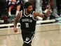 Kyrie Irving pictured for the Brooklyn Nets in June 2021