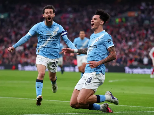 The night belongs to Nico! Man City’s rising star crushes Arsenal’s quadruple dream in EFL Cup final triumph