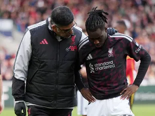 The seven-minute man: Frimpong's fleeting Liverpool cameo ends in injury