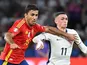 Spain's Rodri and England's Phil Foden in action on July 14, 2024